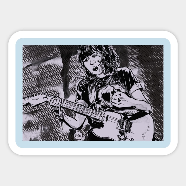 Courtney Barnett Sticker by Rudeman